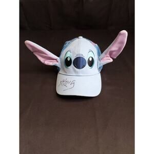 Lilo Stitch Cap Vintage Y2K Blue StrapBack MeshBack Hat One Size Adjustable